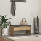 Halbank Artisan Eiken met kussen 83x38x40 cm