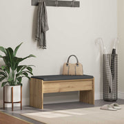 Halbank Artisan Eiken met kussen 83x38x40 cm