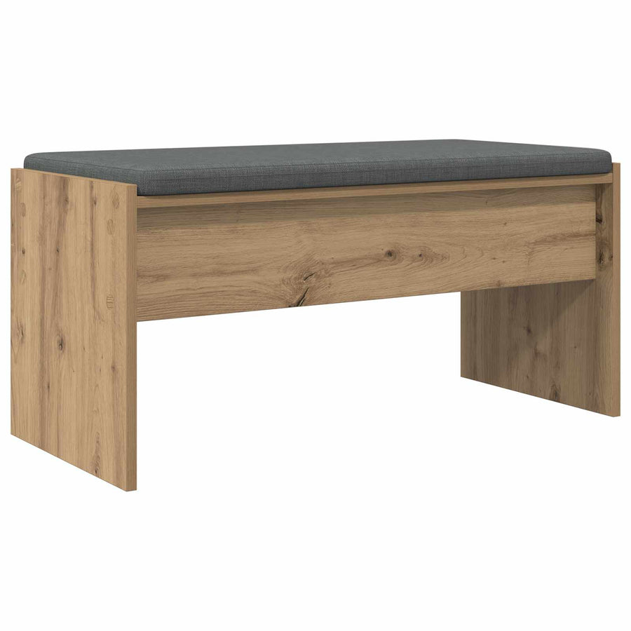 Halbank met kussen Artisan Eiken 80 x 38 x 46 cm