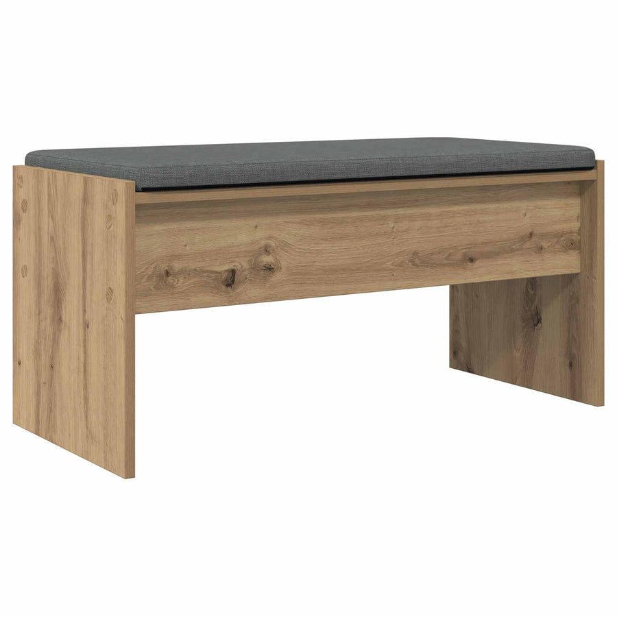 Halbank met kussen Artisan Eiken 80 x 38 x 46 cm
