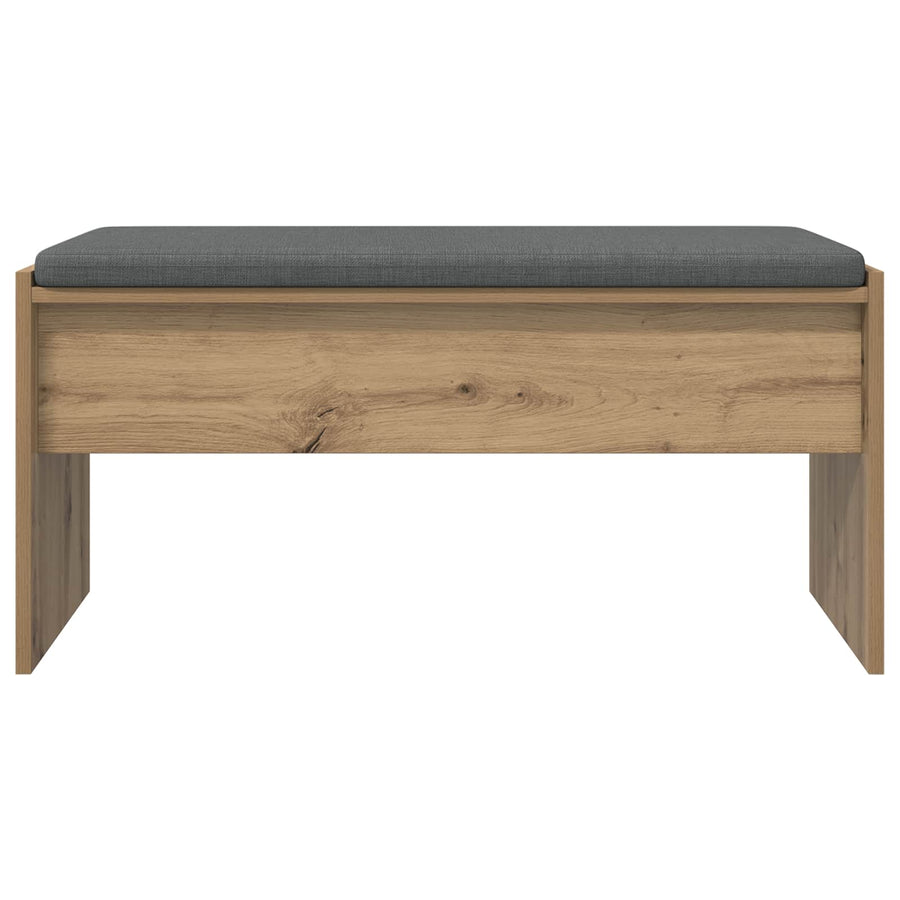 Halbank met kussen Artisan Eiken 80 x 38 x 46 cm