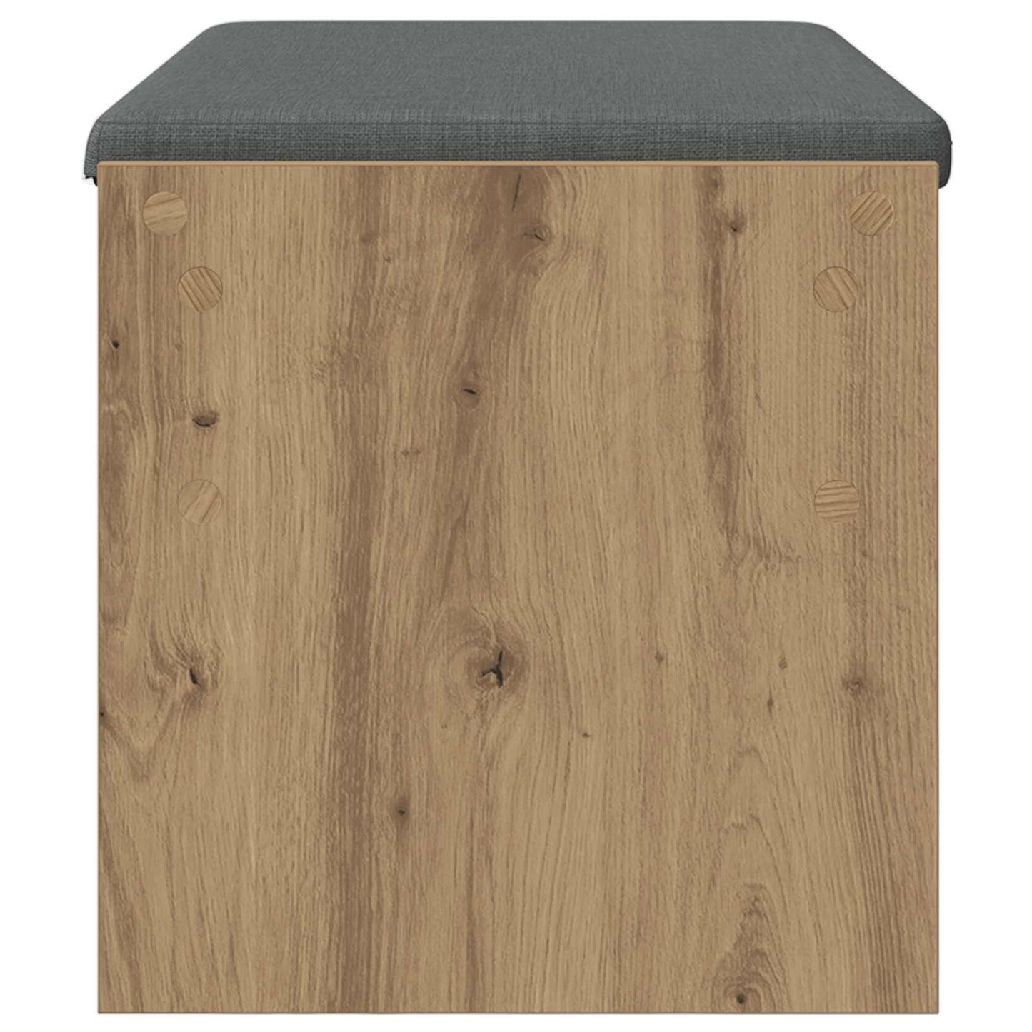 Halbank met kussen Artisan Eiken 80 x 38 x 46 cm