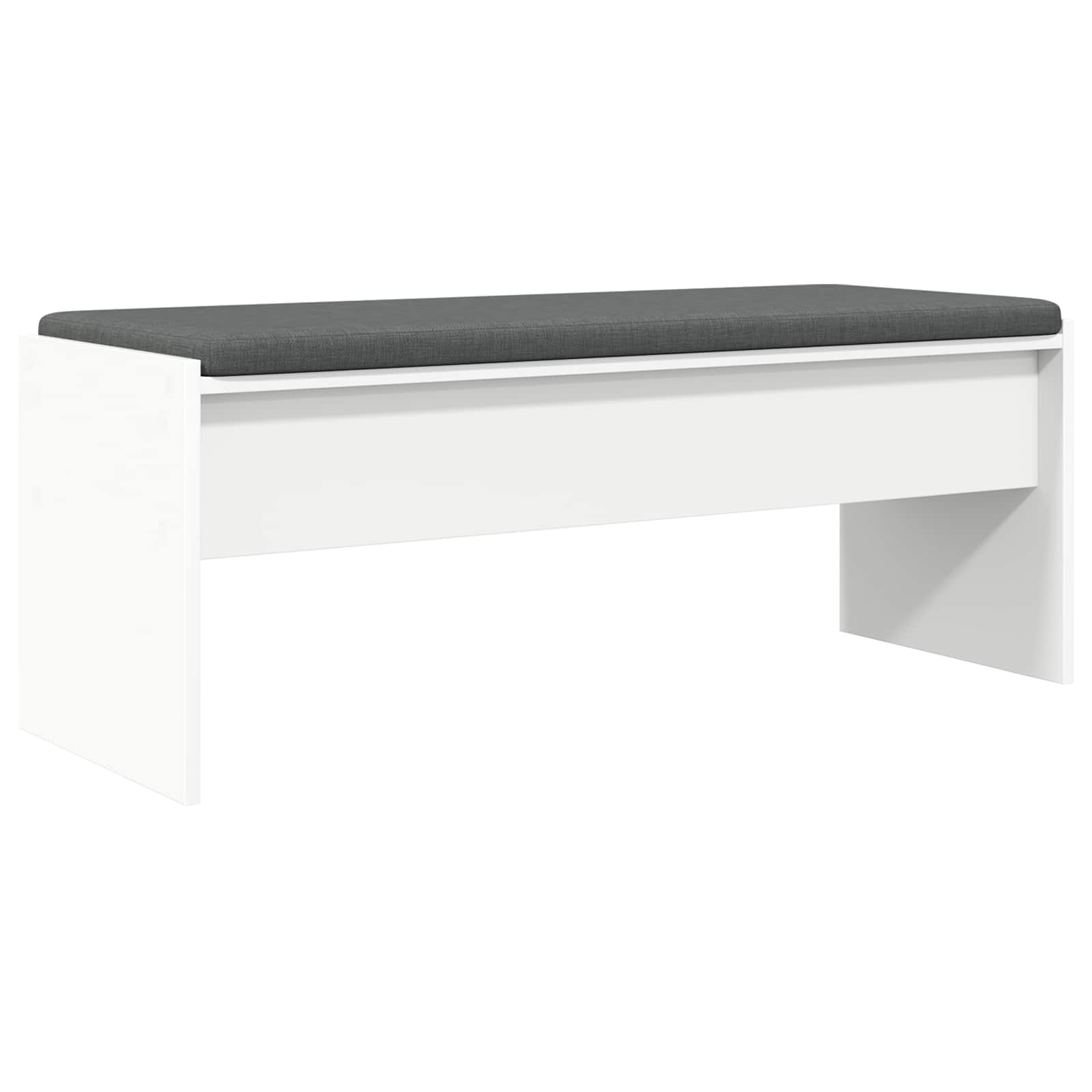 Halbank met kussen Wit 100 x 38 x 46 cm