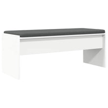 Halbank met kussen Wit 100 x 38 x 46 cm