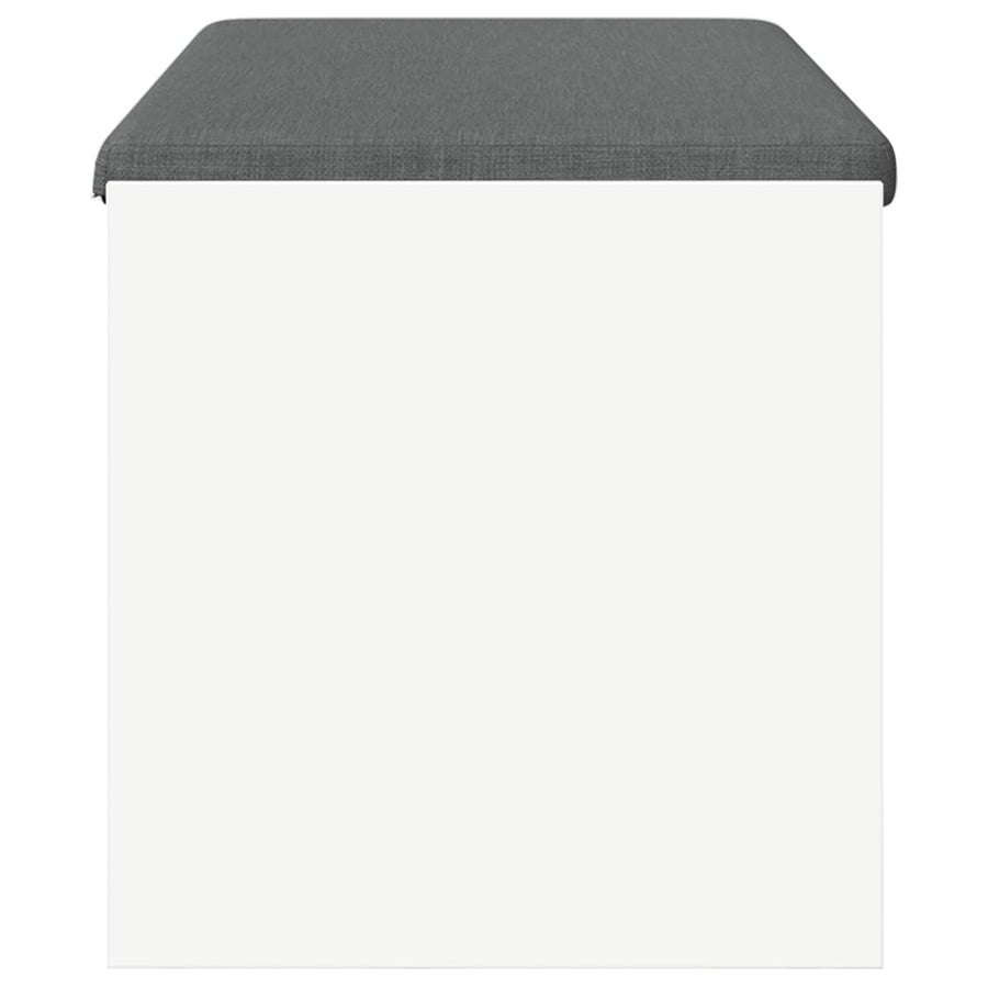 Halbank met kussen Wit 100 x 38 x 46 cm