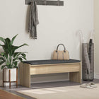 Halbank 100x38x46 cm Sonoma eiken met kussen