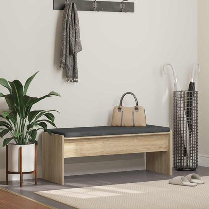 Halbank met kussen Sonoma Eiken 100 x 38 x 46 cm