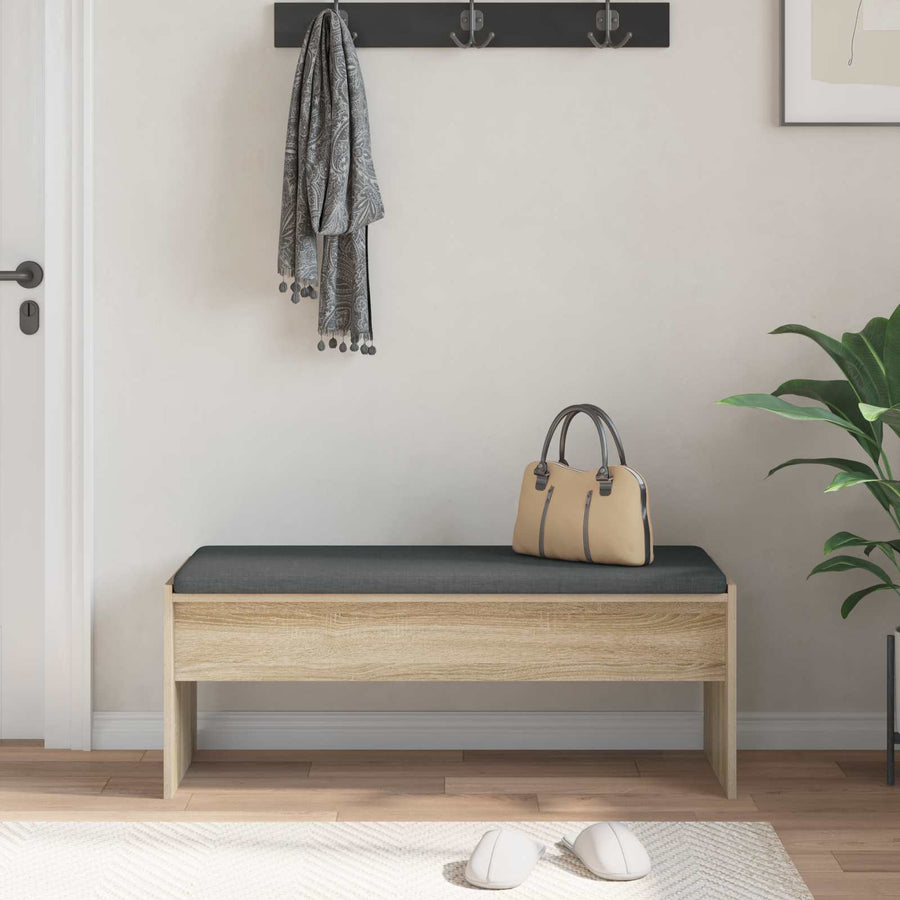 Halbank met kussen Sonoma Eiken 100 x 38 x 46 cm