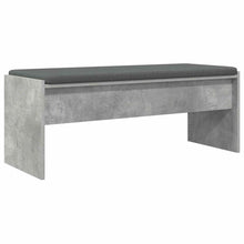 Halbank met kussen Beton Grijs 100 x 38 x 46 cm
