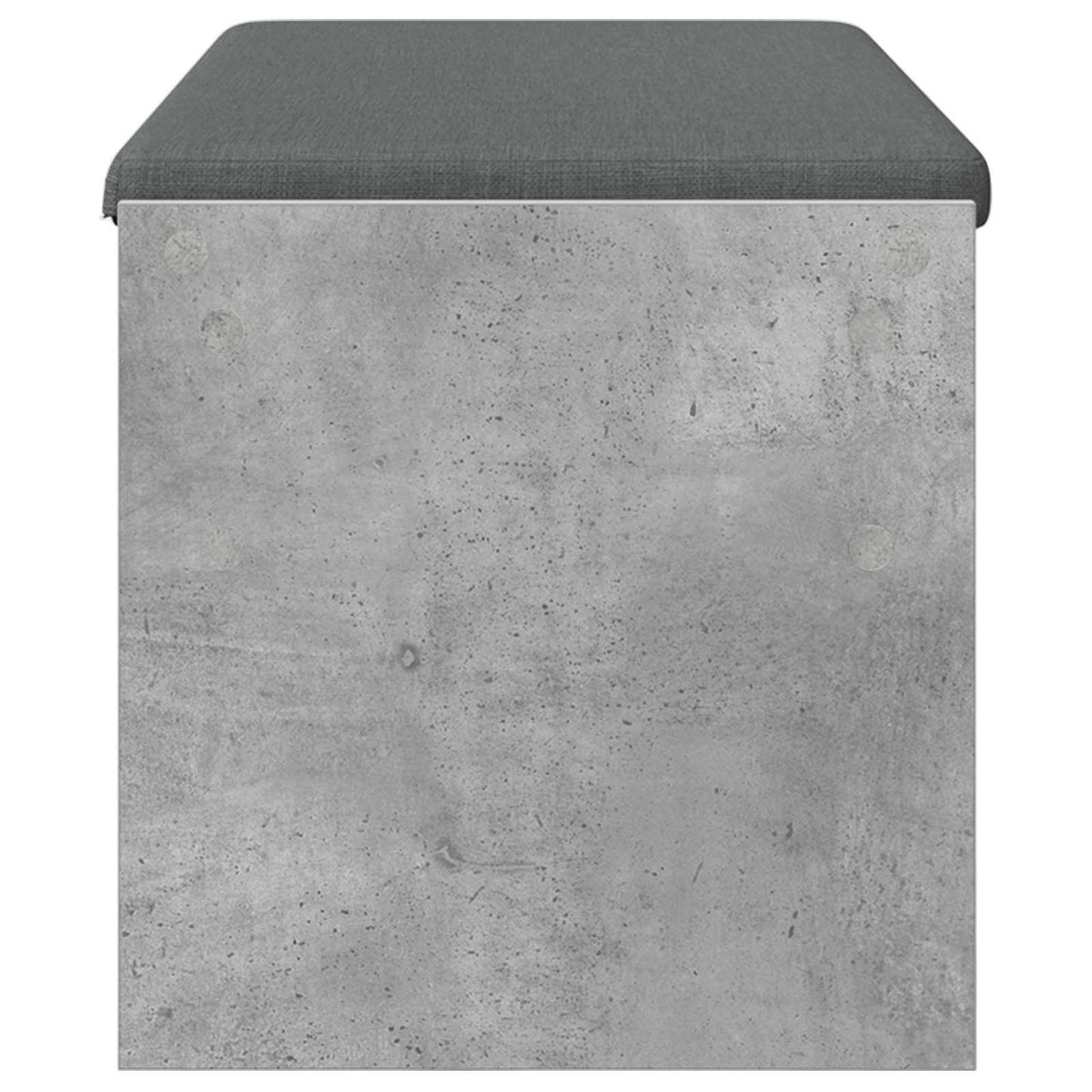 Halbank met kussen Beton Grijs 100 x 38 x 46 cm
