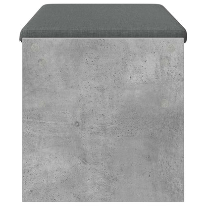 Halbank met kussen Beton Grijs 100 x 38 x 46 cm