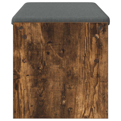 Halbank met kussen Gerookt eiken 100 x 38 x 46 cm