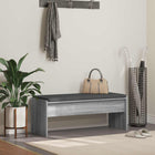 Hallway Bench with Cushion Grey Sonoma 103 x 38 x 40 cm