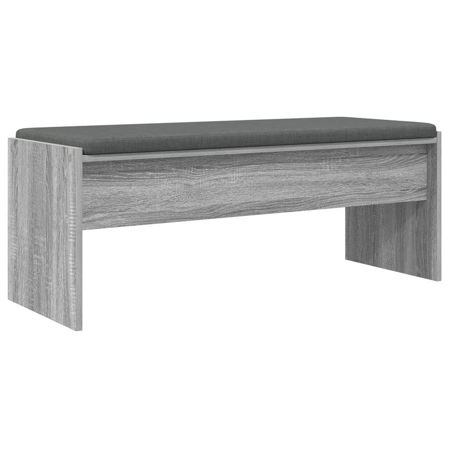 Halbank met kussen Grijs Sonoma 103 x 38 x 40 cm