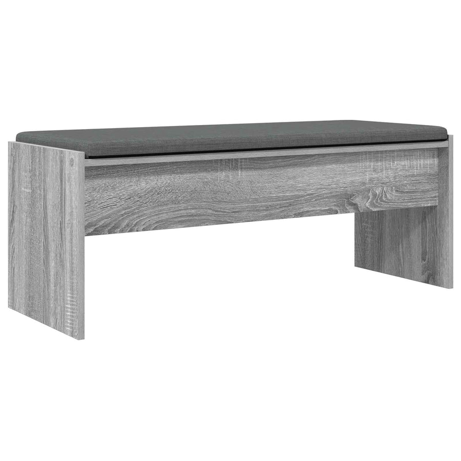 Halbank met kussen Grijs Sonoma 103 x 38 x 40 cm