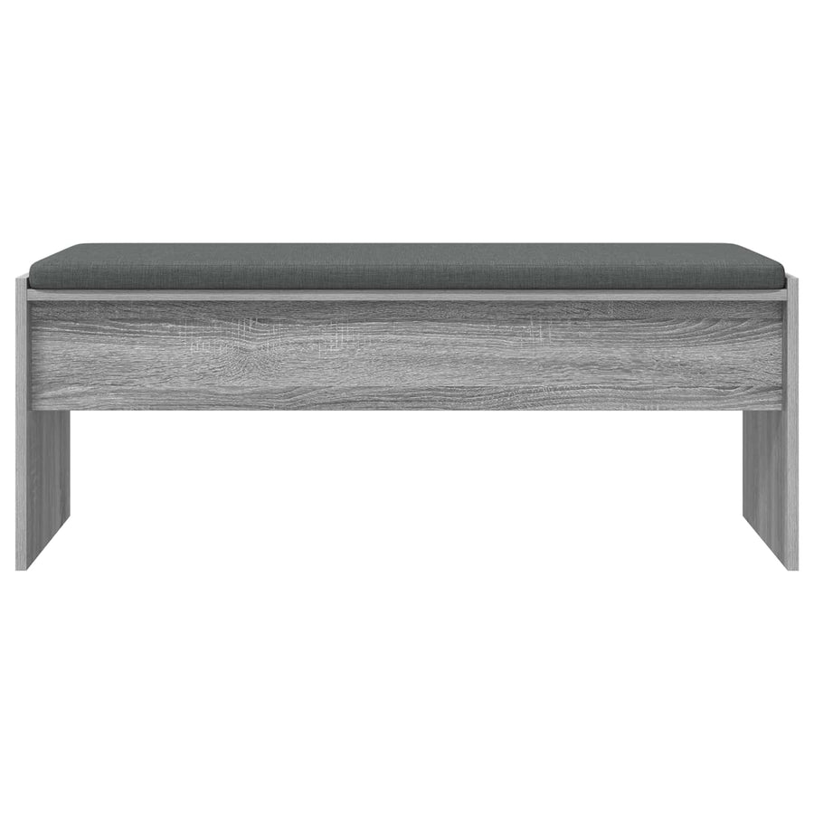 Halbank met kussen Grijs Sonoma 103 x 38 x 40 cm