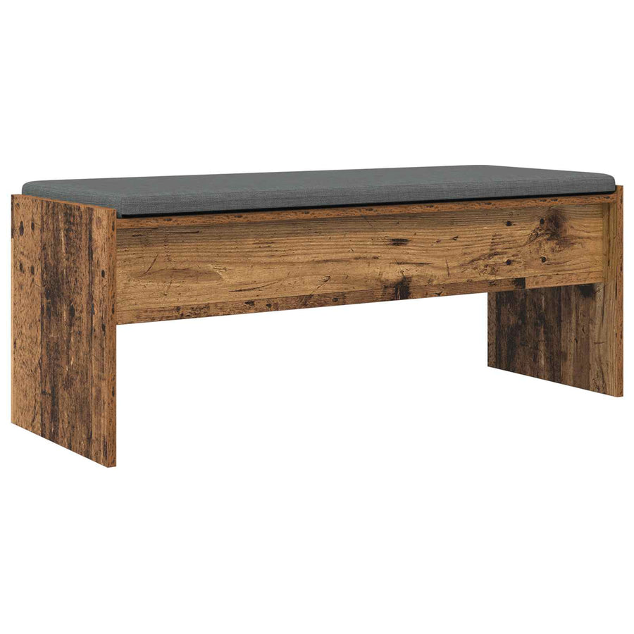 Halbank met kussen Oudhout 100 x 38 x 46 cm