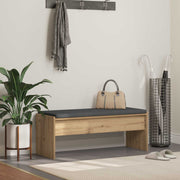Halbank Artisan Eiken 103x38x40 cm met kussen