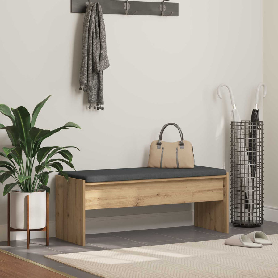 Halbank met kussen Artisan Eiken 100 x 38 x 46 cm