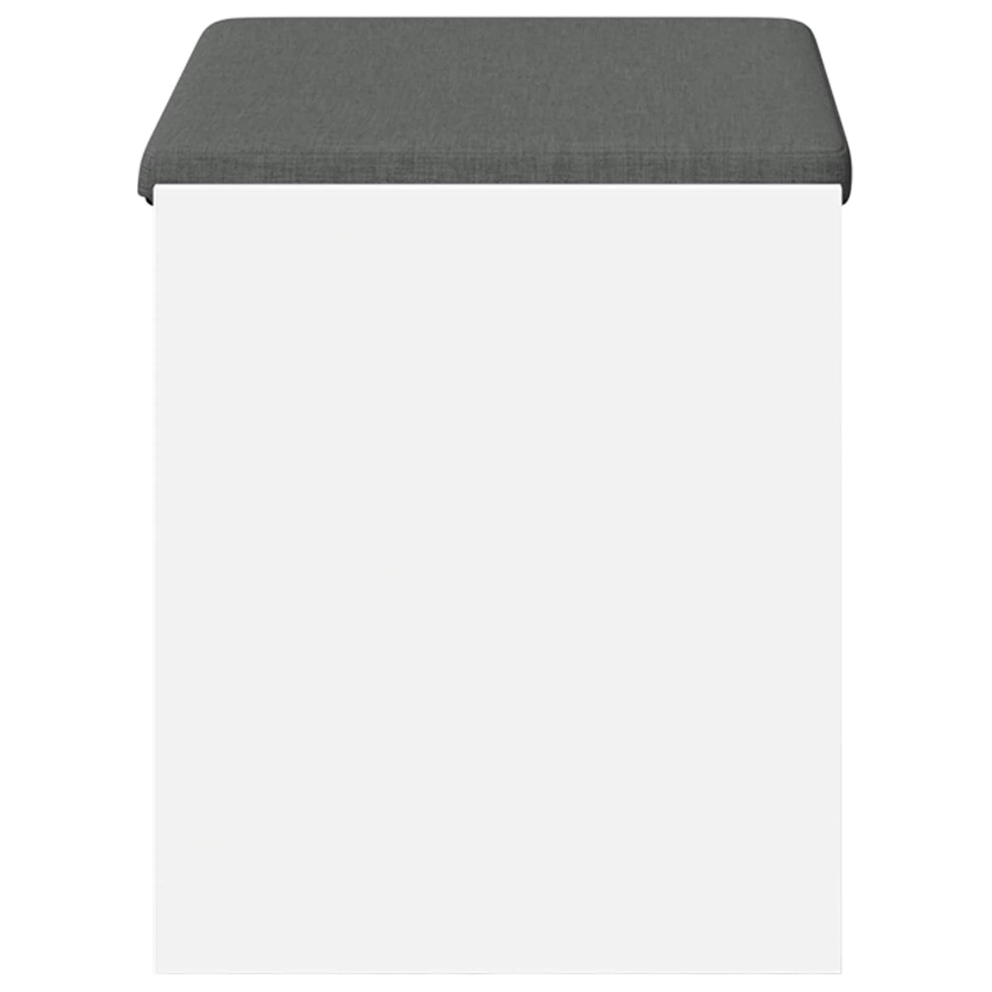 Halbank Wit 63 x 38 x 45 cm Geïndustrialiseerd hout en stof