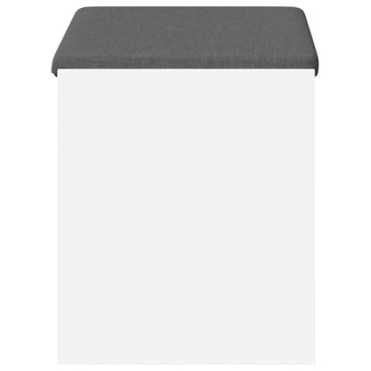 Halbank Wit 63 x 38 x 45 cm Geïndustrialiseerd hout en stof