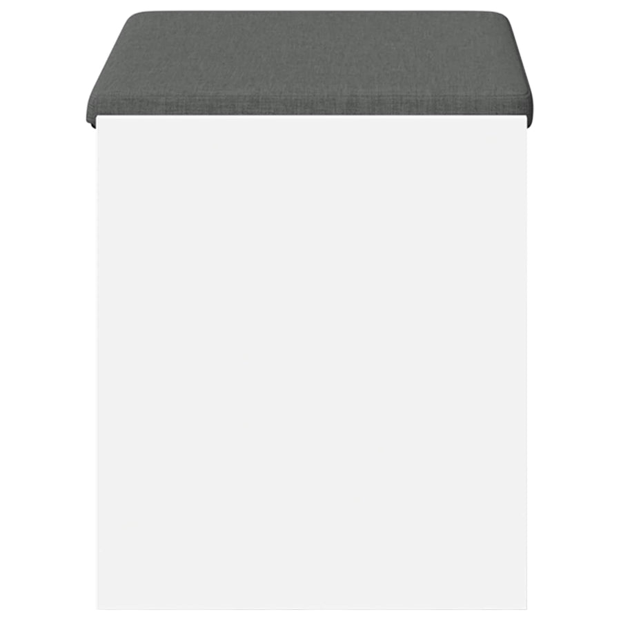 Halbank Wit 63 x 38 x 45 cm Geïndustrialiseerd hout en stof