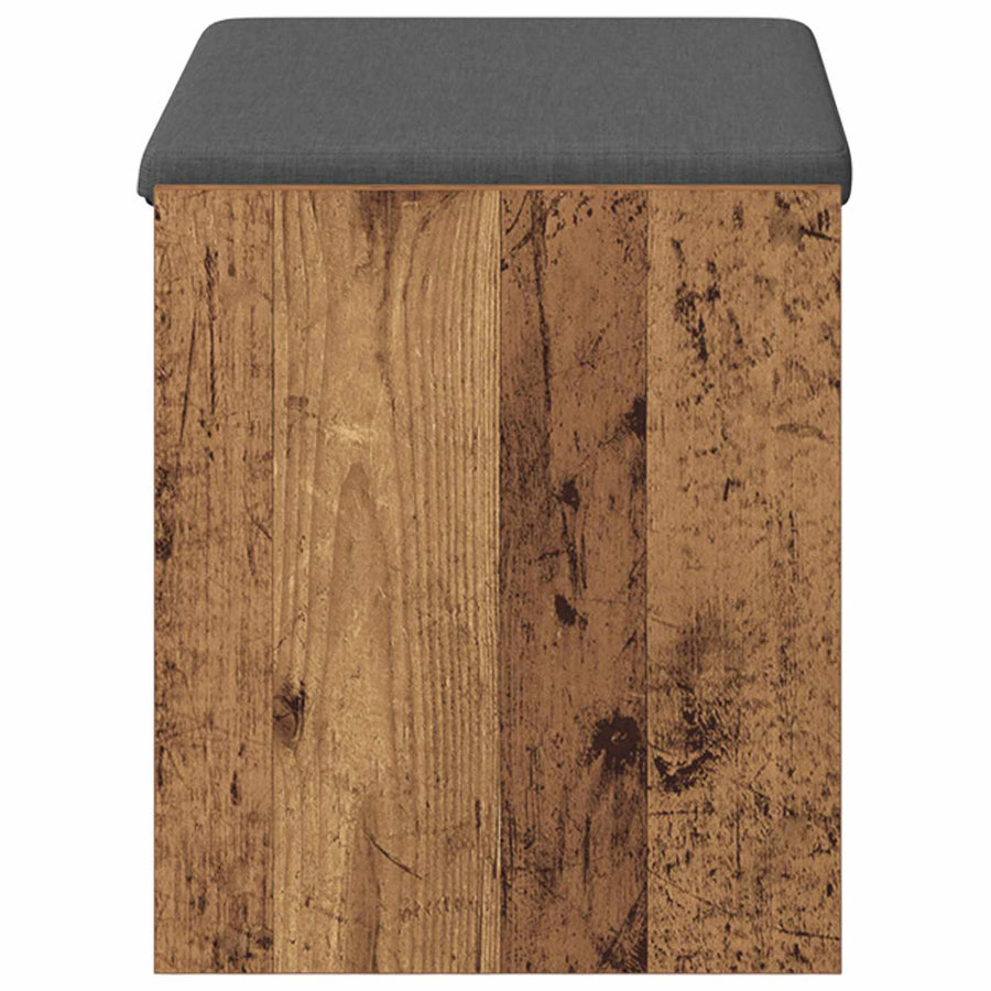Halbank Oudhout 63 x 38 x 45 cm Geïndustrialiseerd hout en stof