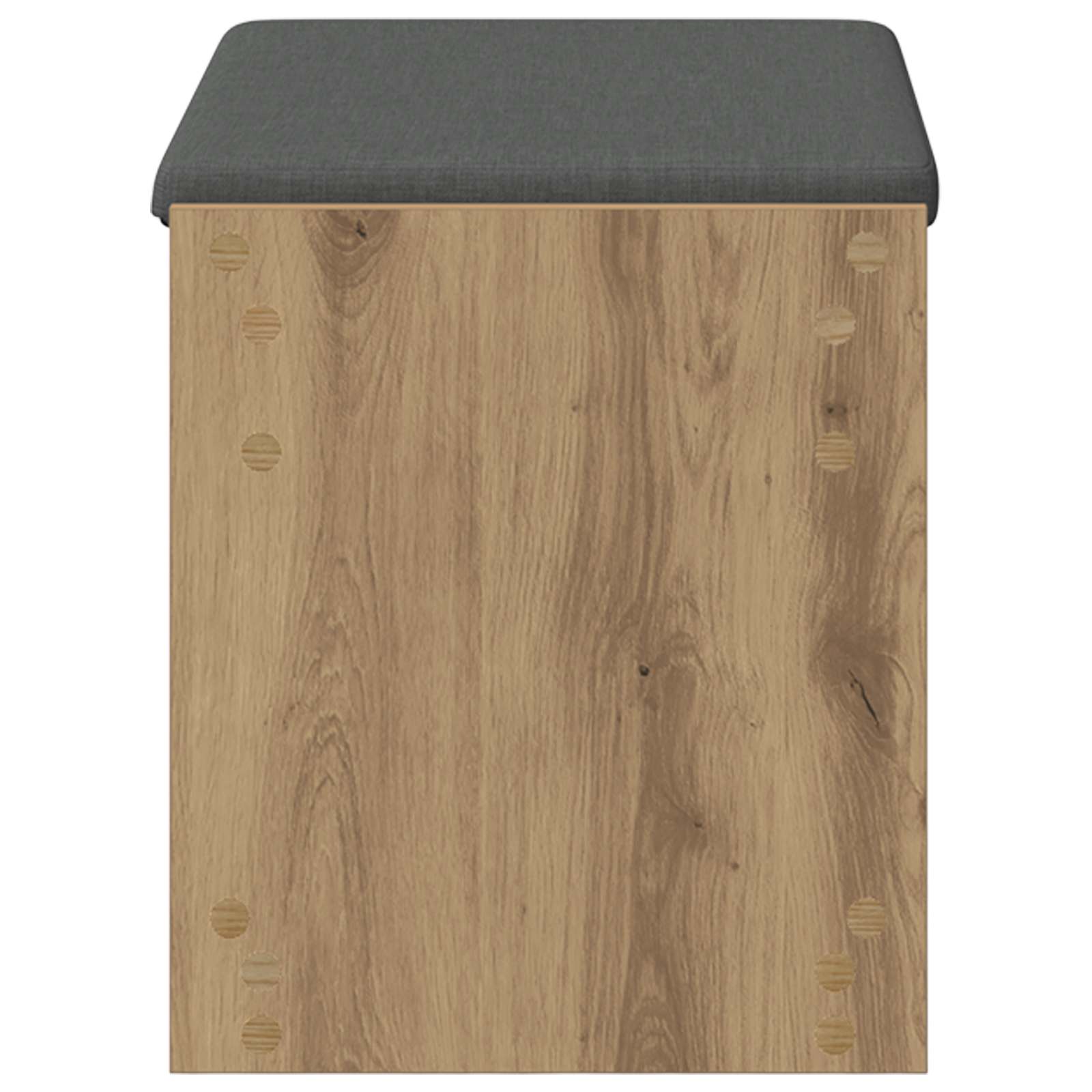 Halbank met kussen met plank Artisan Eik 63 x 38 x 45 cm