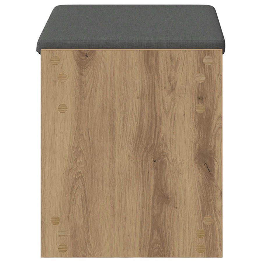 Halbank met kussen met plank Artisan Eik 63 x 38 x 45 cm