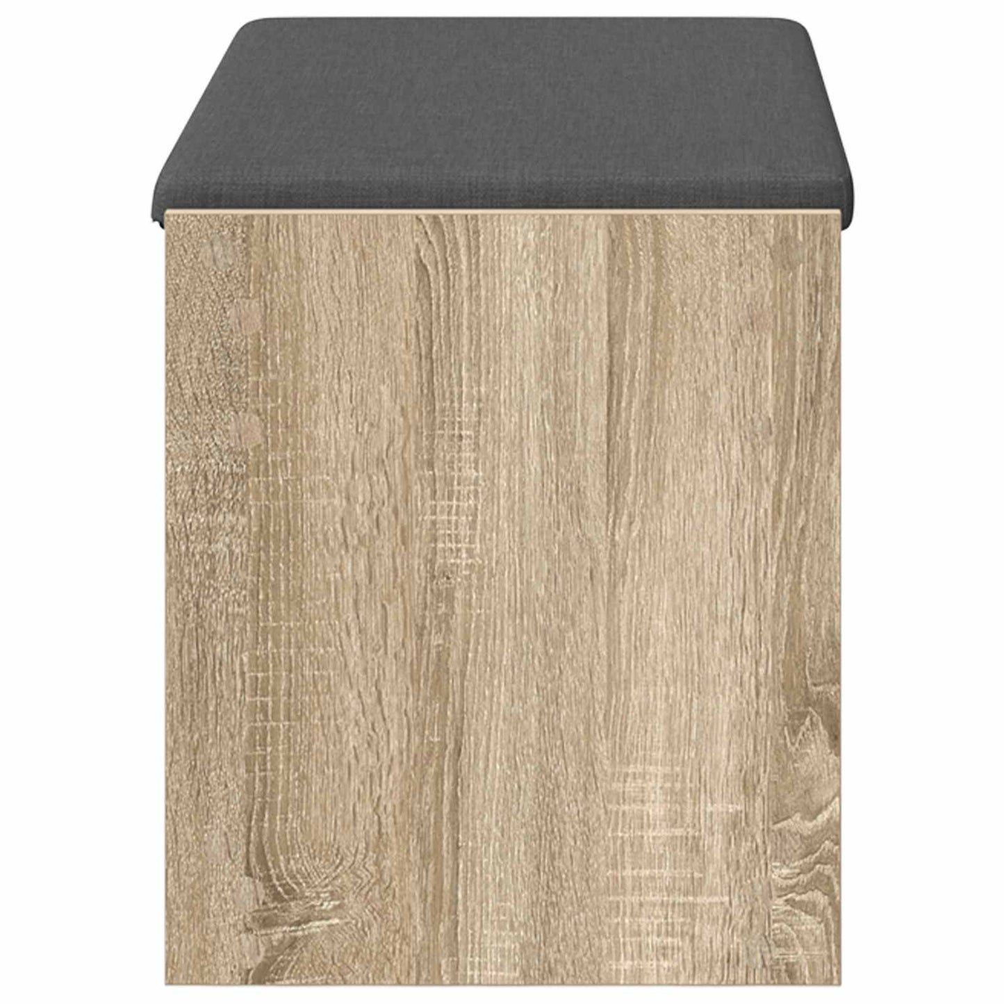 Halbank met kussen met plank Sonoma Eiken 83 x 38 x 45 cm