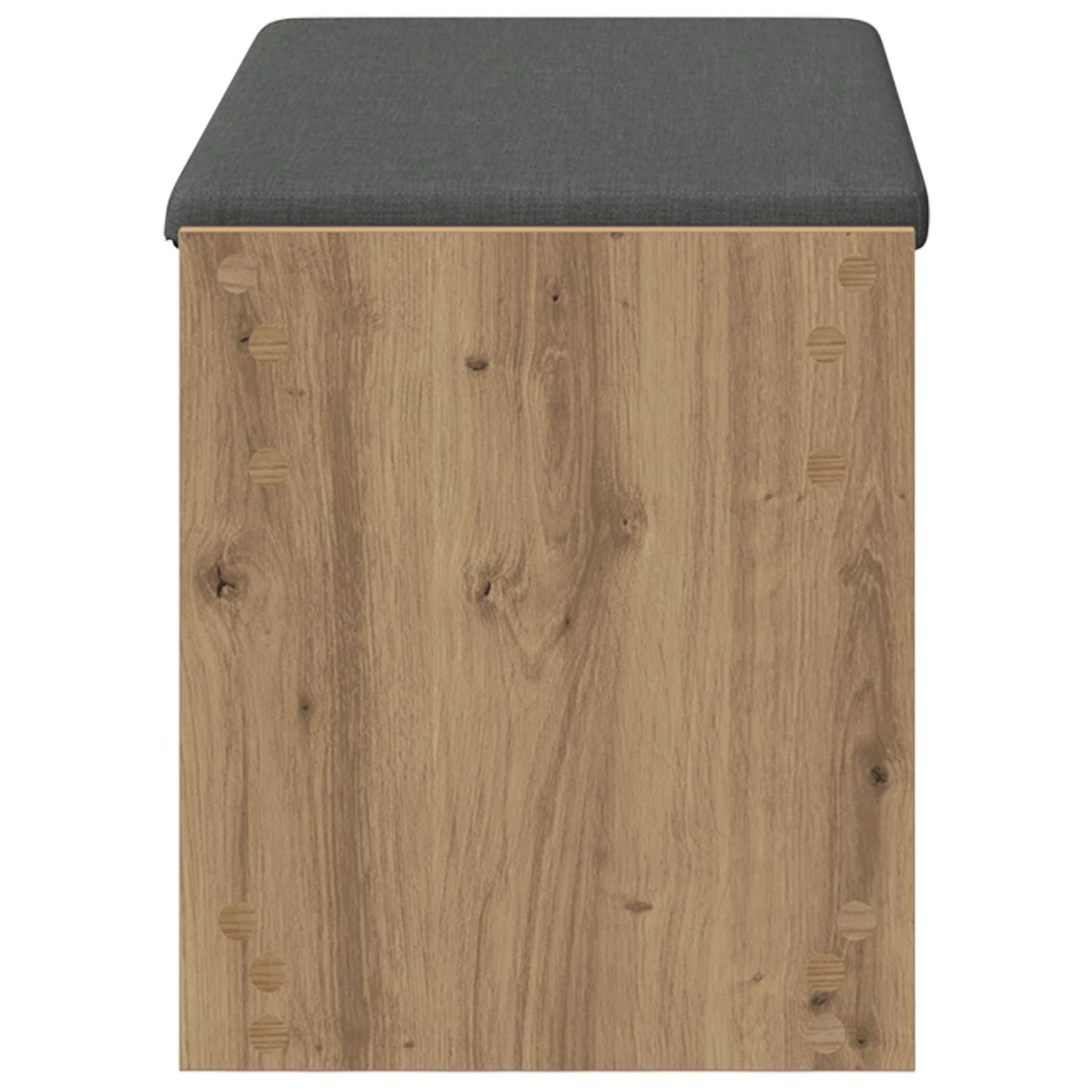Halbank met kussen met plank Artisan Eik 83 x 38 x 45 cm