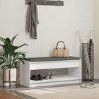 Halbank wit 100x38x46 cm bewerkt hout