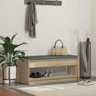 Halbank 103x38x45 cm Sonoma eiken met plank