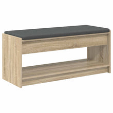 Halbank met kussen met plank Sonoma Eiken 100 x 38 x 46 cm