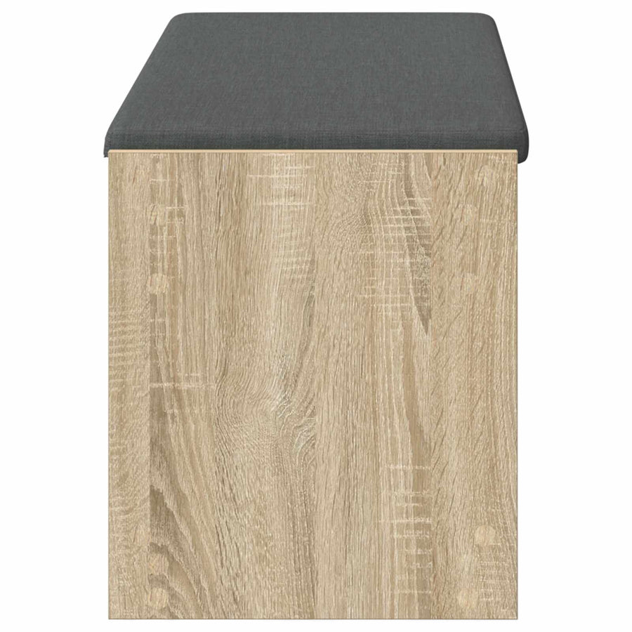 Halbank met kussen met plank Sonoma Eiken 100 x 38 x 46 cm