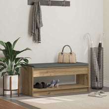 Halbank met kussen met plank Artisan Eiken 100 x 38 x 46 cm