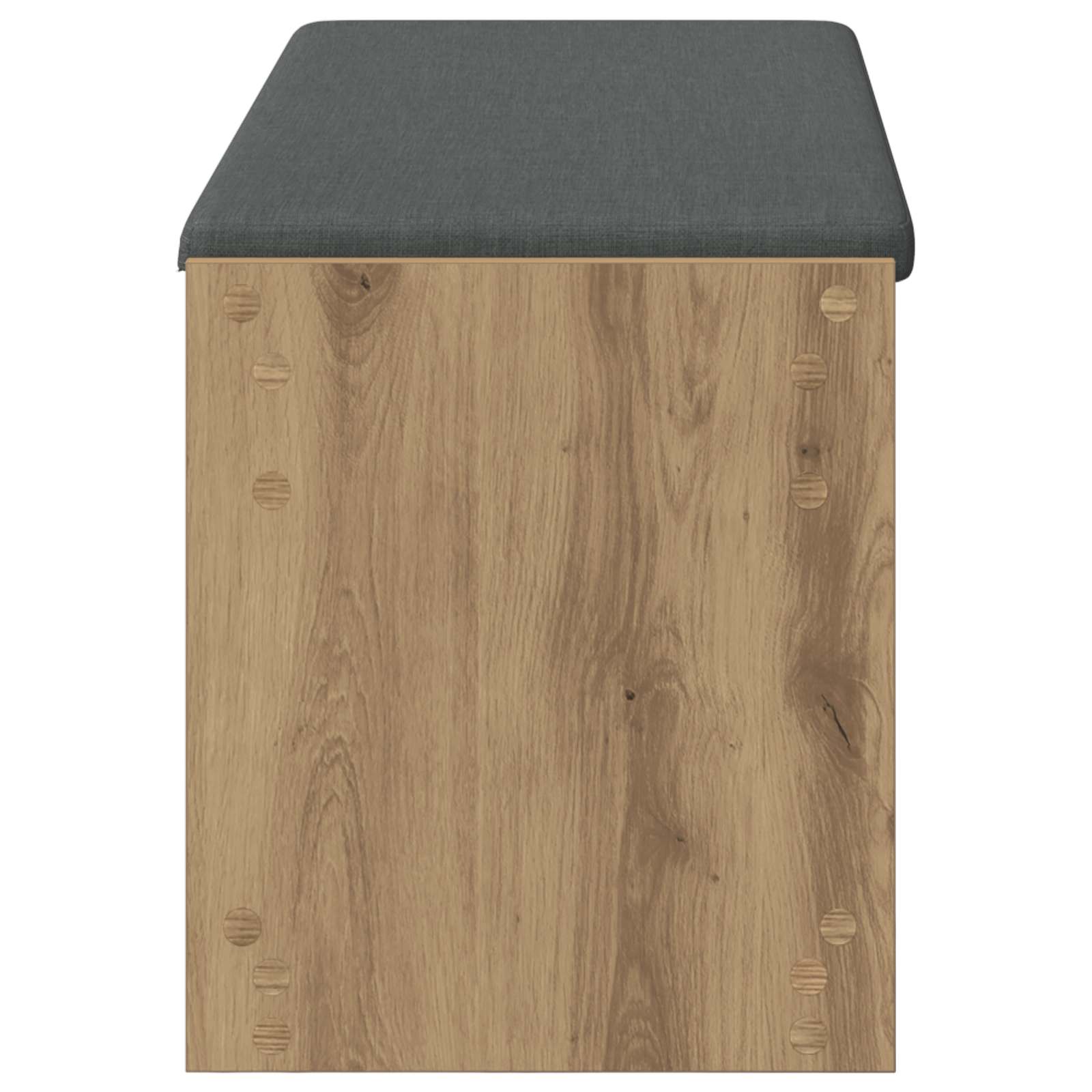 Halbank met kussen met plank Artisan Eiken 100 x 38 x 46 cm