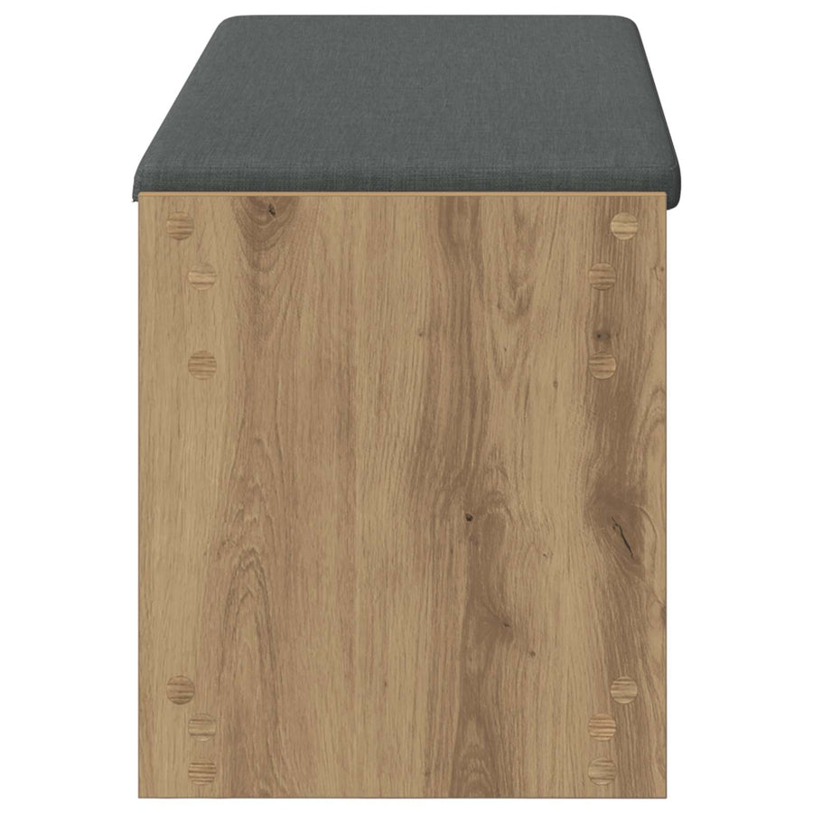 Halbank met kussen met plank Artisan Eiken 100 x 38 x 46 cm