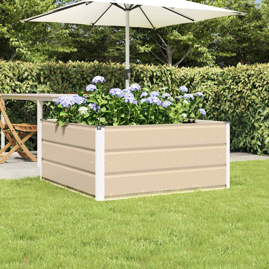 Plantenbak Ivoor 100 x 100 x 45 cm Staal