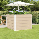 Ivory Planter 100 x 100 x 75 cm Steel