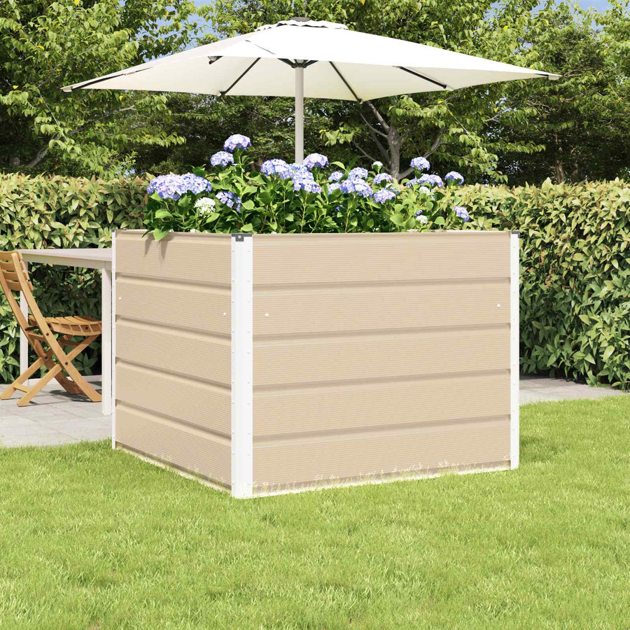 Plantenbak Ivoor 100 x 100 x 75 cm Staal