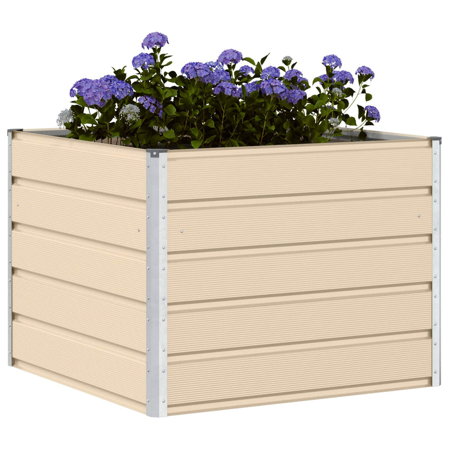 Plantenbak Ivoor 100 x 100 x 75 cm Staal