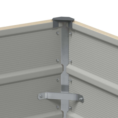 Plantenbak Ivoor 100 x 40 x 45 cm Staal