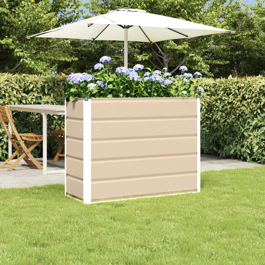 Plantenbak Ivoor 100 x 40 x 75 cm Staal