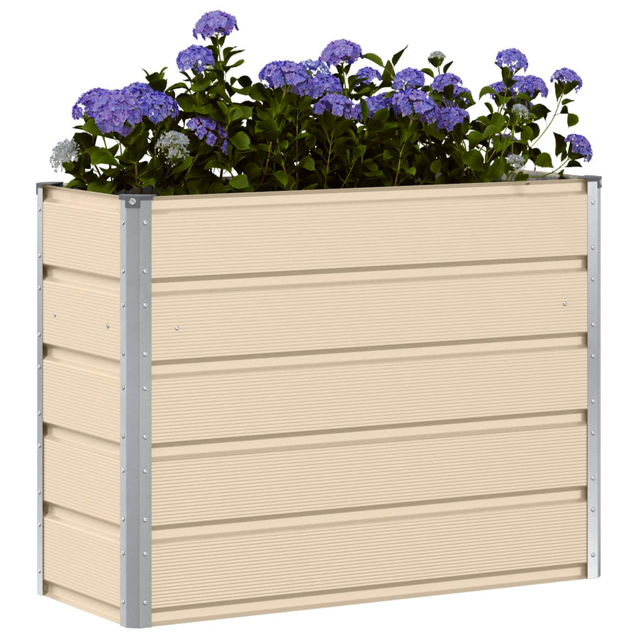 Plantenbak Ivoor 100 x 40 x 75 cm Staal