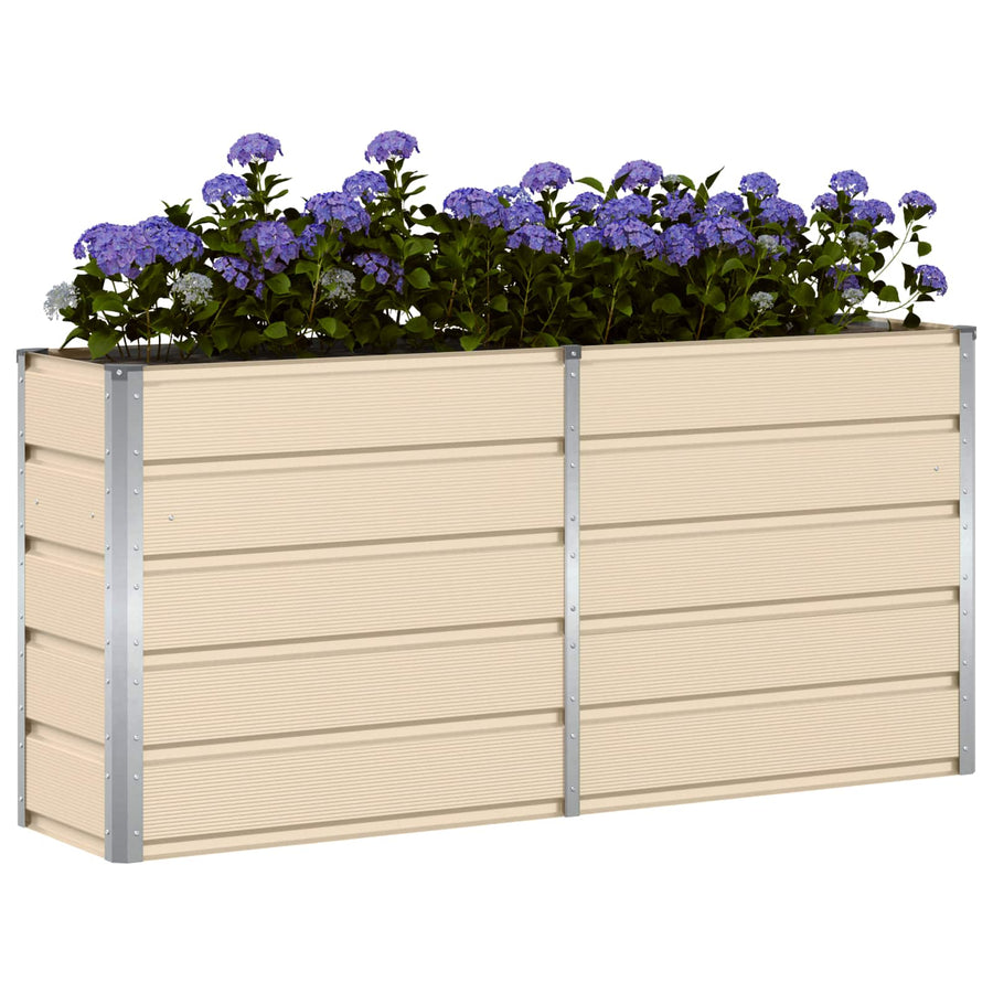Plantenbak Ivoor 160 x 40 x 75 cm Staal