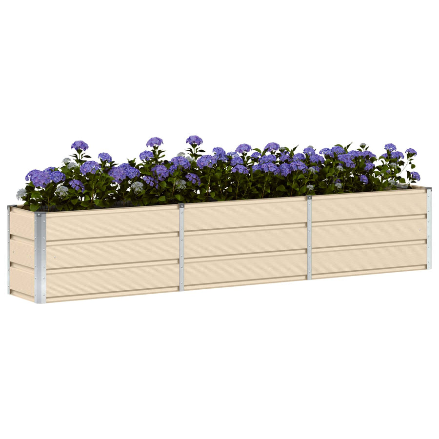 Plantenbak Ivoor 240 x 40 x 45 cm Staal