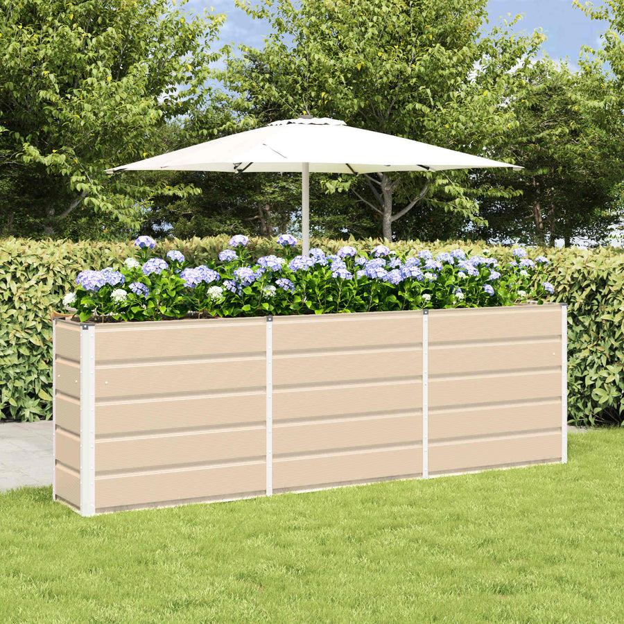 Plantenbak Ivoor 160 x 40 x 75 cm Staal