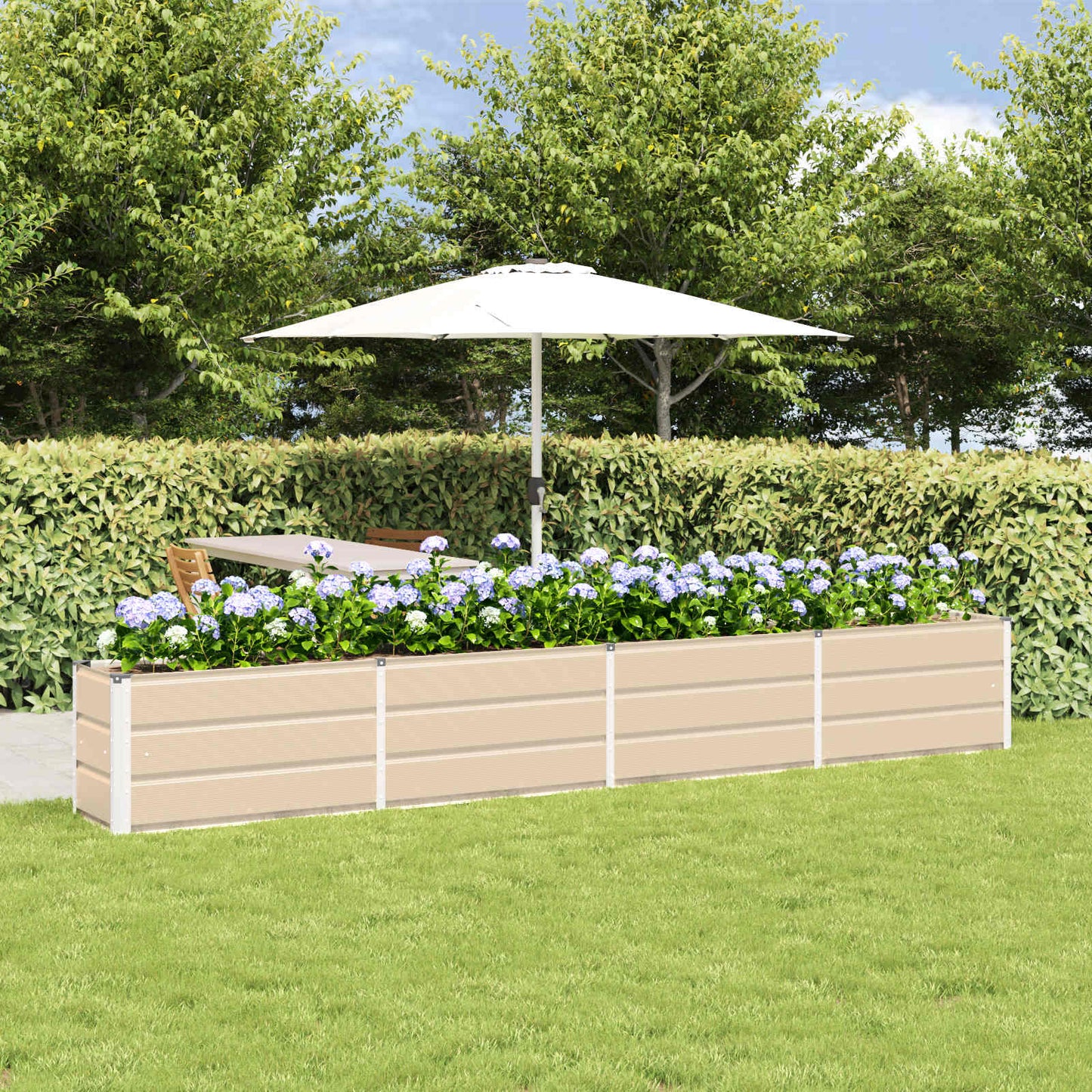 Plantenbak Ivoor 320 x 40 x 45 cm Staal