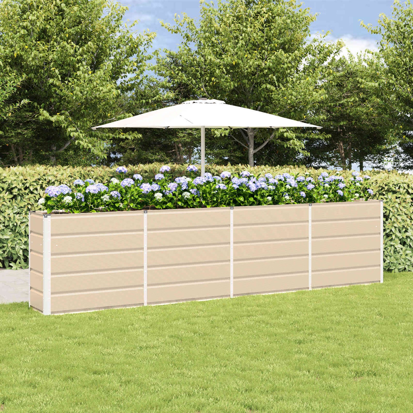 Plantenbak Ivoor 160 x 40 x 75 cm Staal